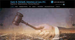 Desktop Screenshot of garystickell.com